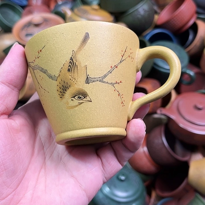 紫砂茶杯全手工紫砂主人杯