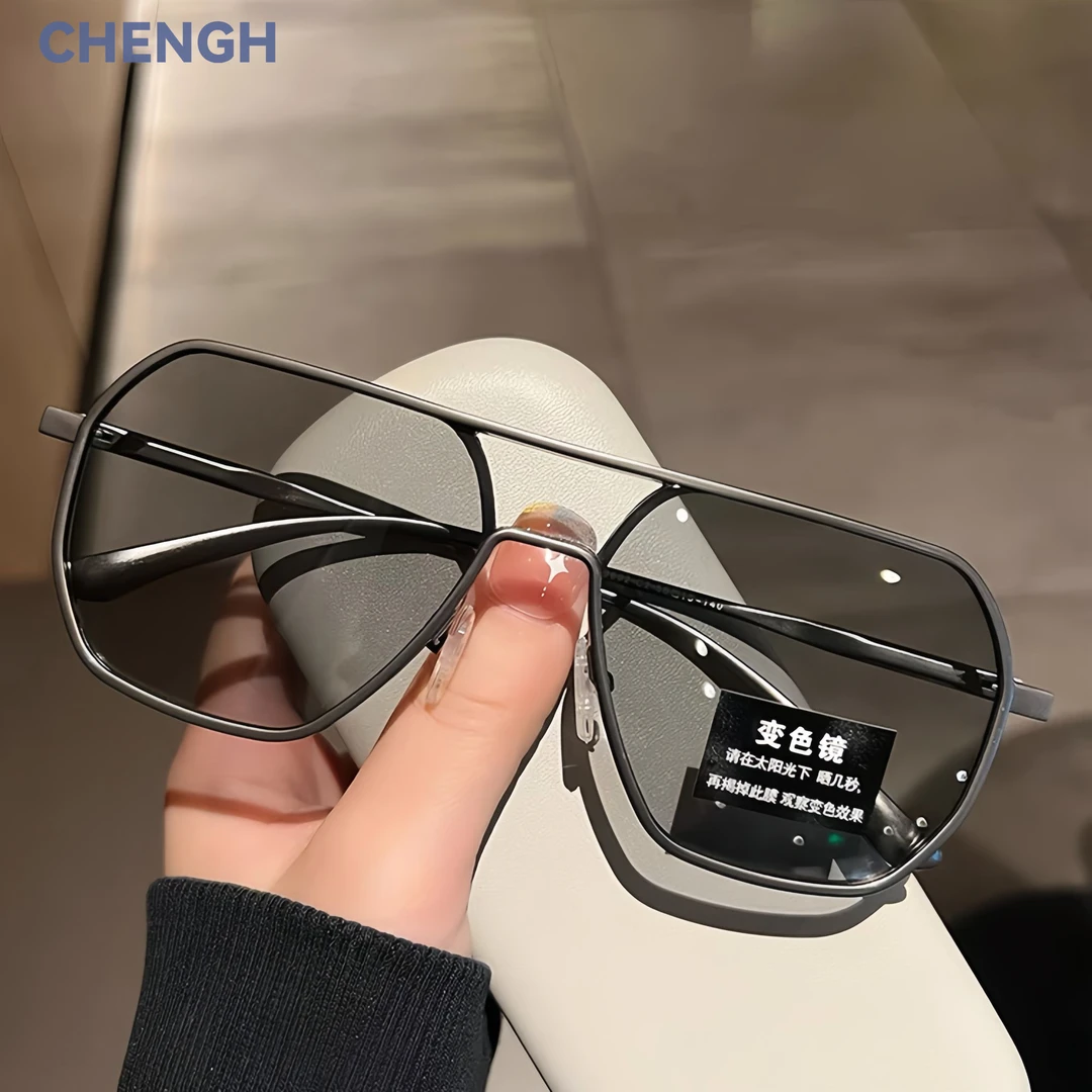 韩版偏光太阳镜男士大脸时尚感痞帅墨镜男款开车防紫外线眼镜潮流