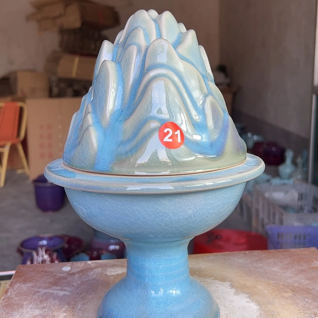 摆件郑家钧窑摆件微