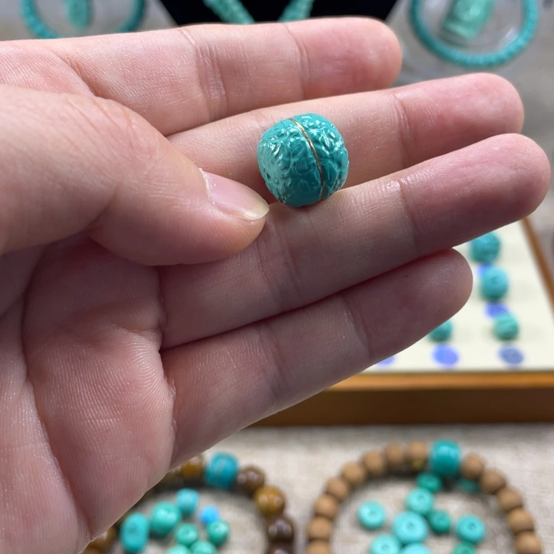 十堰手工雕刻配饰配珠，直径14