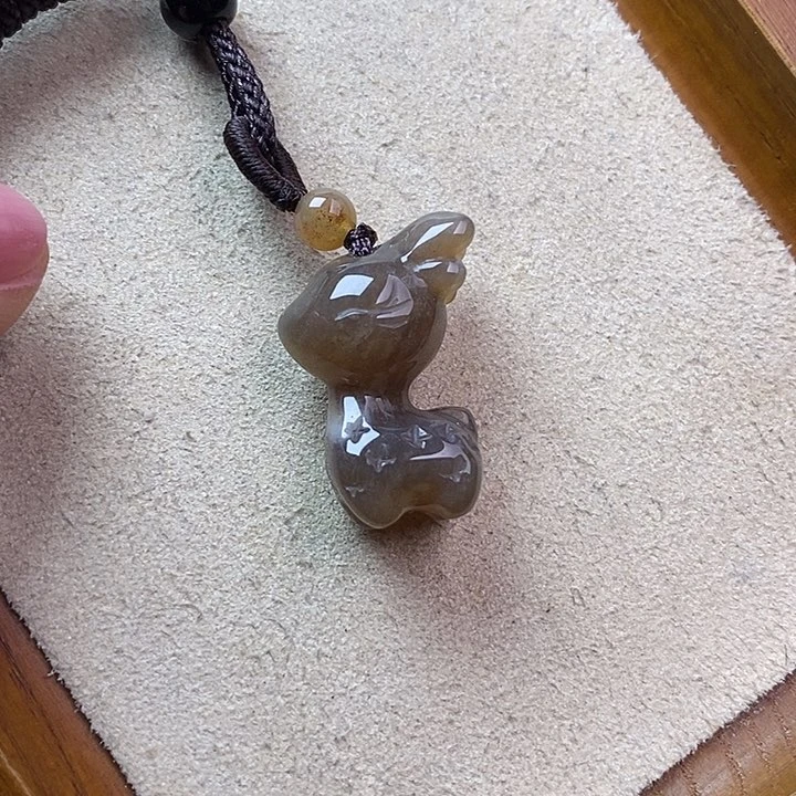 硅化玉吊坠(不含链)未镶嵌