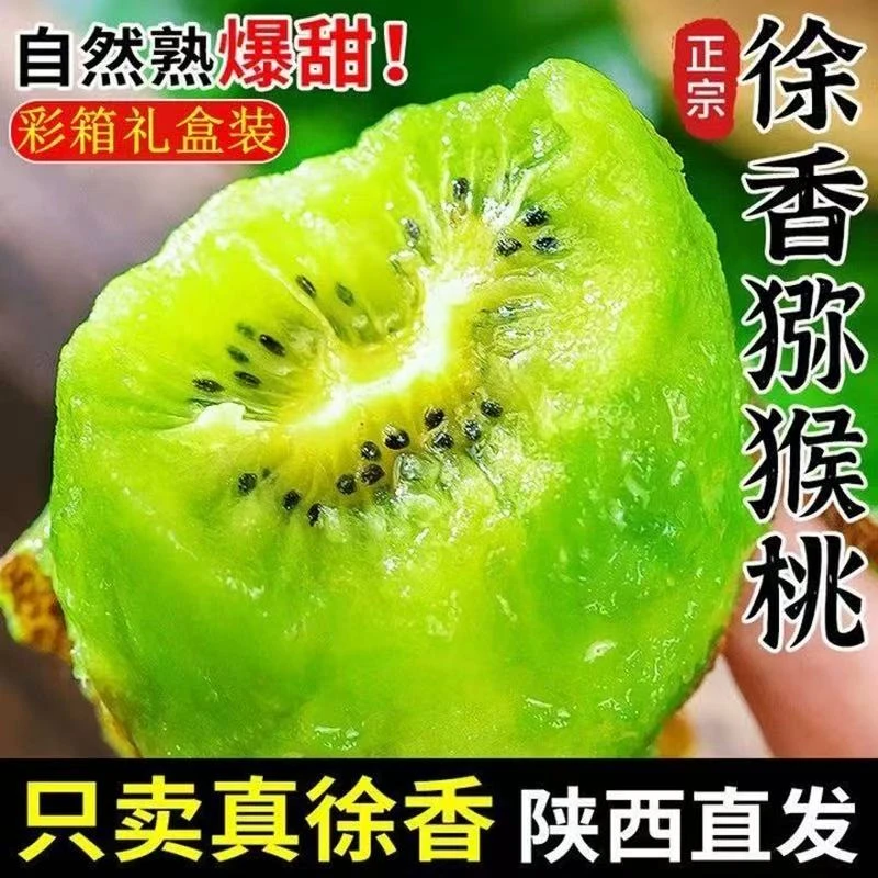 正宗眉县徐香猕猴桃香甜应季新鲜坏果包赔产地直销水果汁水充盈