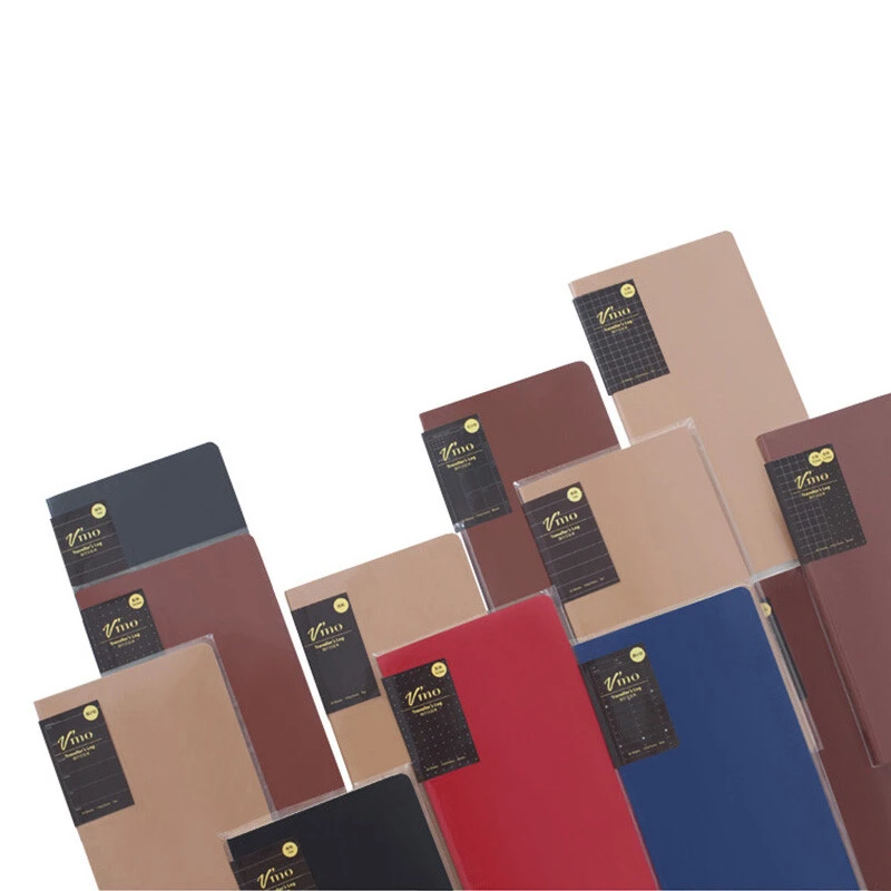 齐心（COMIX） V'mo旅行日志 植鞣皮 狭长A5 简约旅行手账本