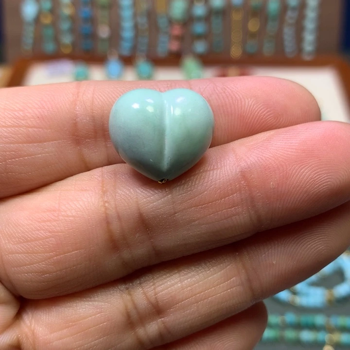 绿松石未镶嵌屁桃