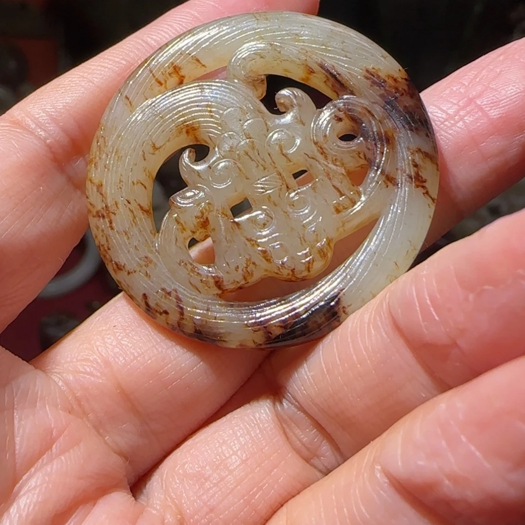 新***华和田玉未镶嵌挂件