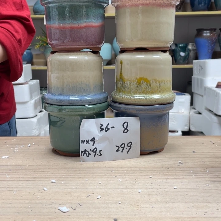 紫砂花盆多肉花盆微瑕8