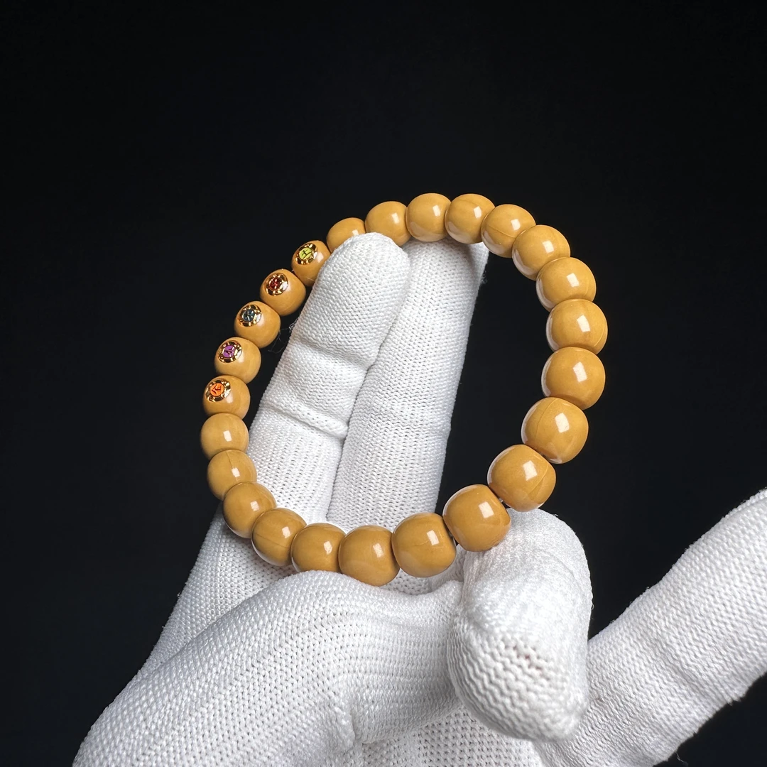 锦程出品-（五行老型）金木水火土爆款全品猴头核桃手串尺寸10左右