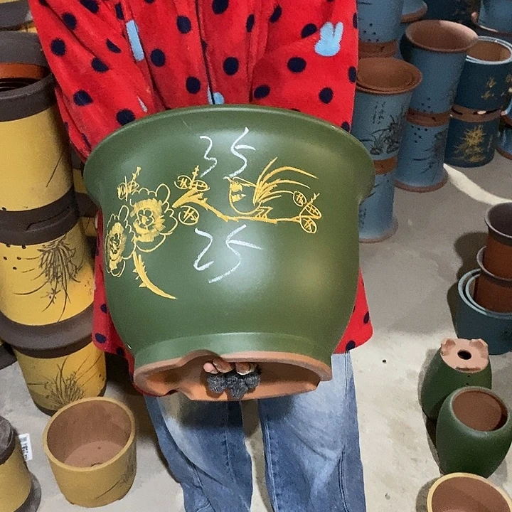 紫砂花盆紫砂花盆