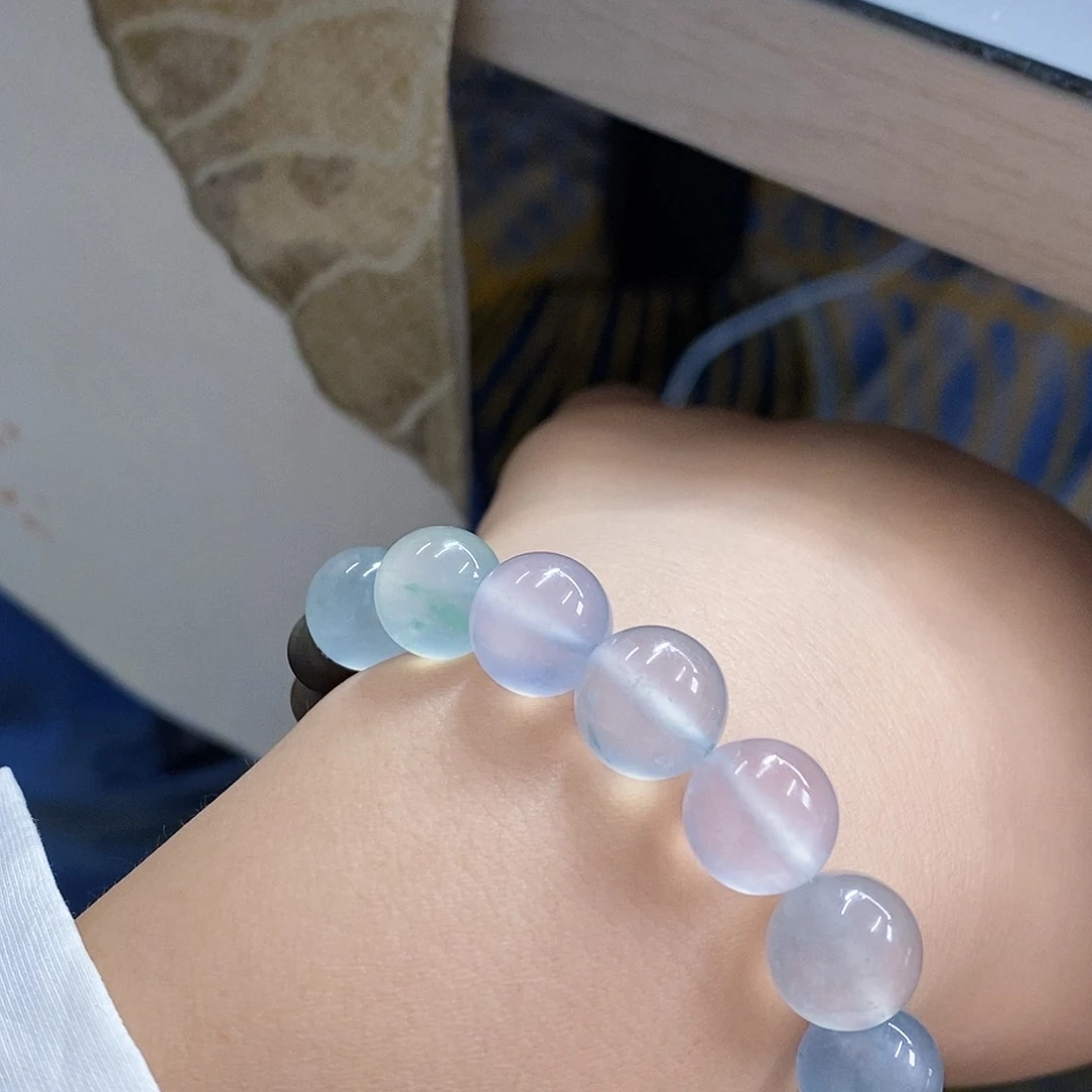 颈饰未镶嵌翡翠高冰马卡龙卡11