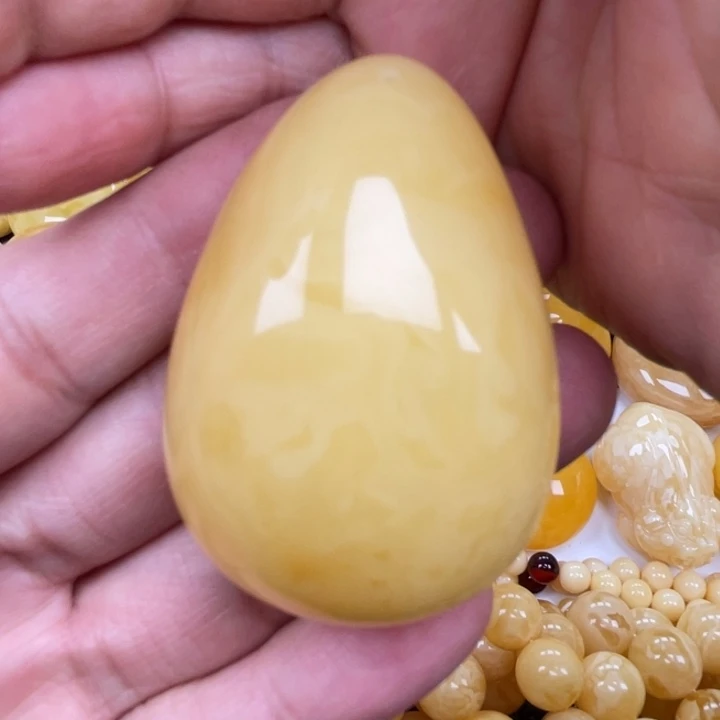 裸石蜜蜡未镶嵌阿*蜜蜡吊坠重28