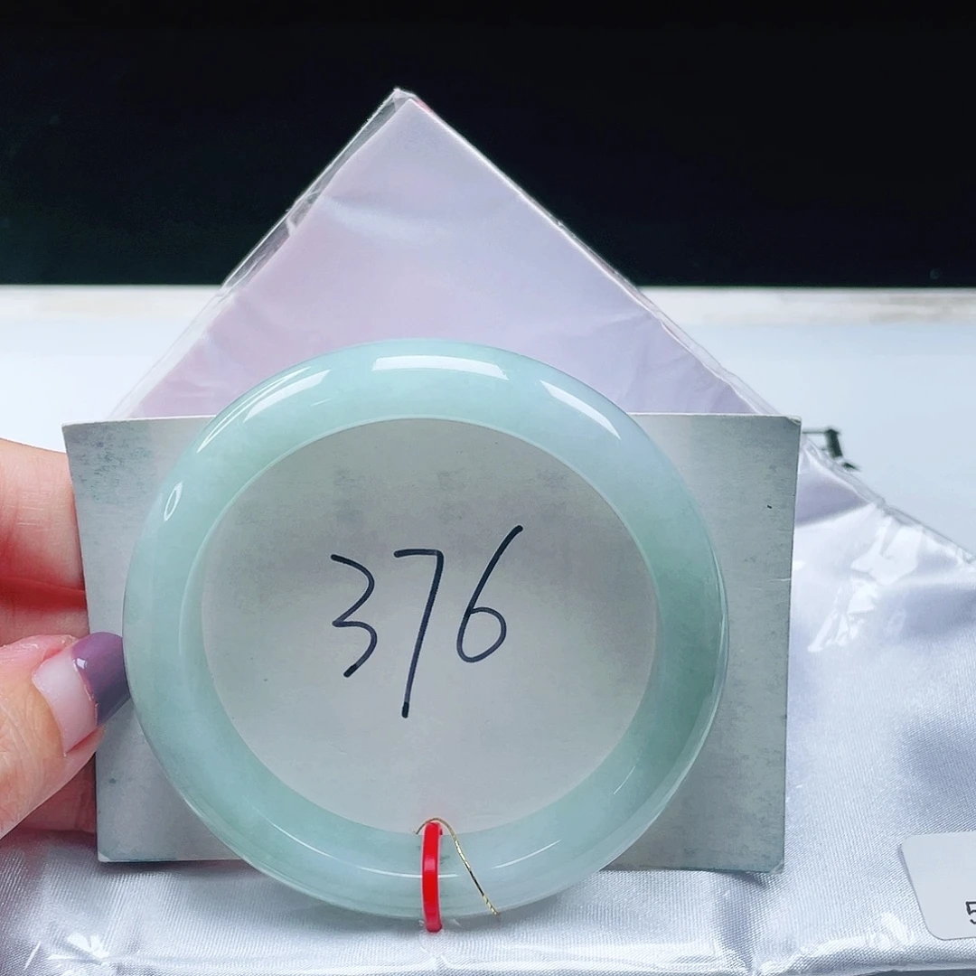 翡翠未镶嵌手镯缅甸翡翠56+