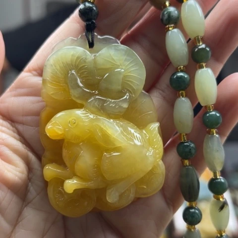 岫玉挂件未镶嵌挂件