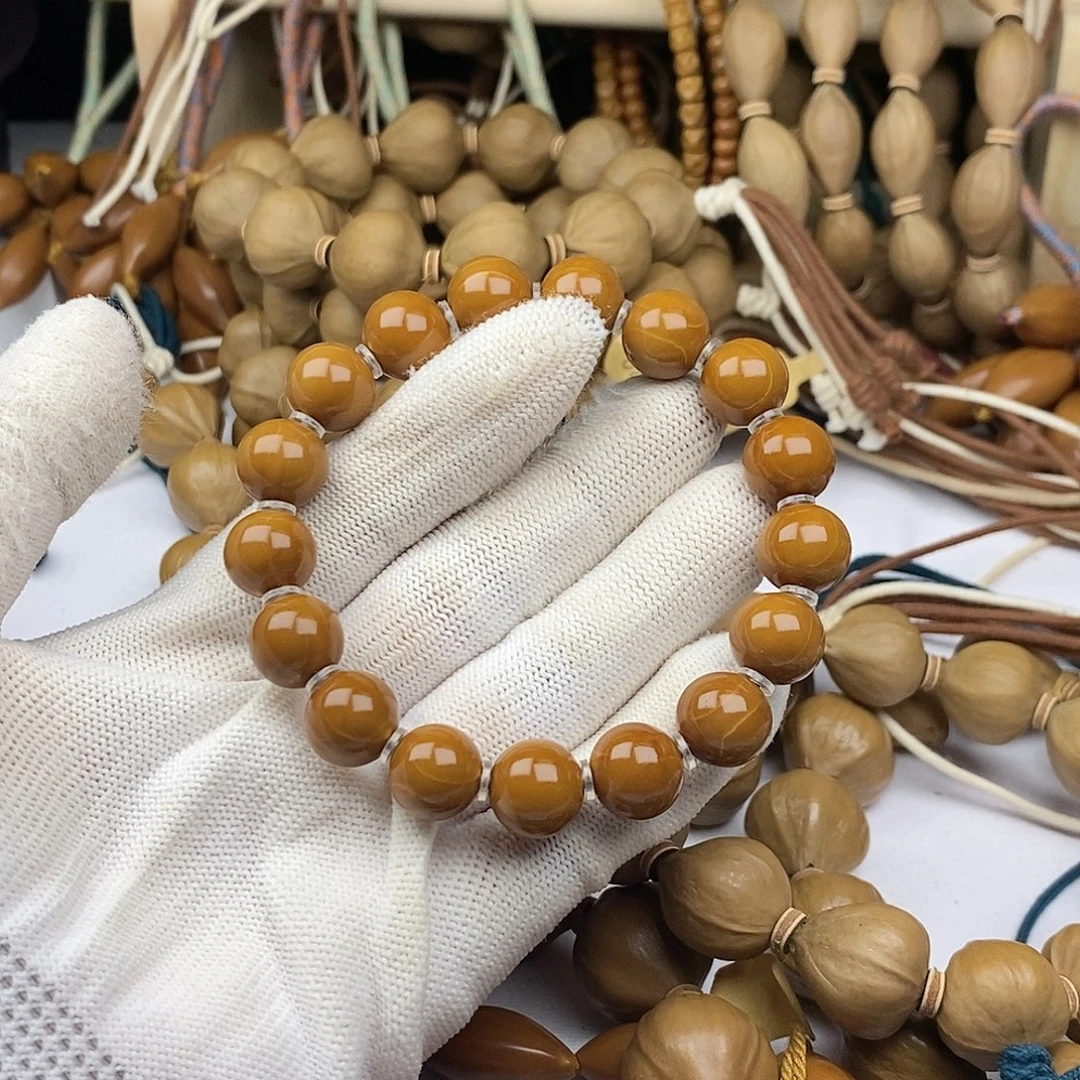 鱼***食手串/手链橄榄核1.22全品17颗