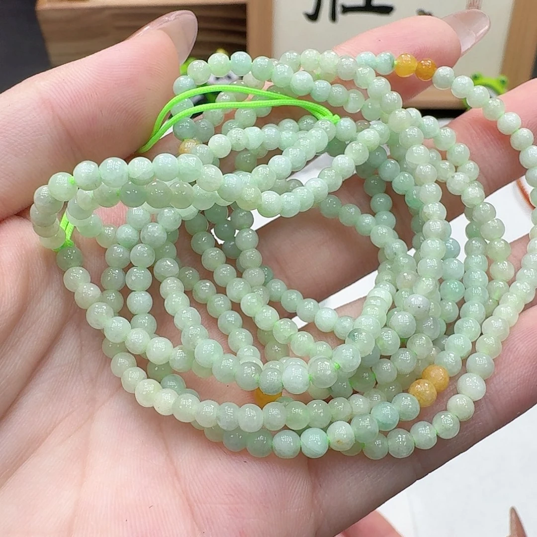 翡翠未镶嵌毛衣链多样性发其一