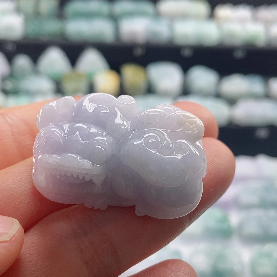 颈饰未镶嵌翡翠翡翠貔貅