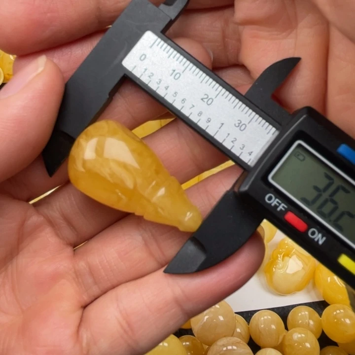 裸石蜜蜡未镶嵌蜜蜡三通