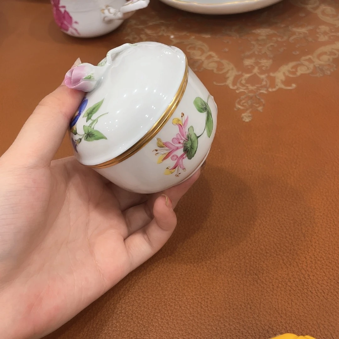 瓷片中古二等糖罐