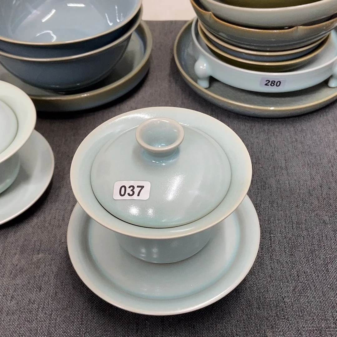 未***尘三才高足原矿仿古