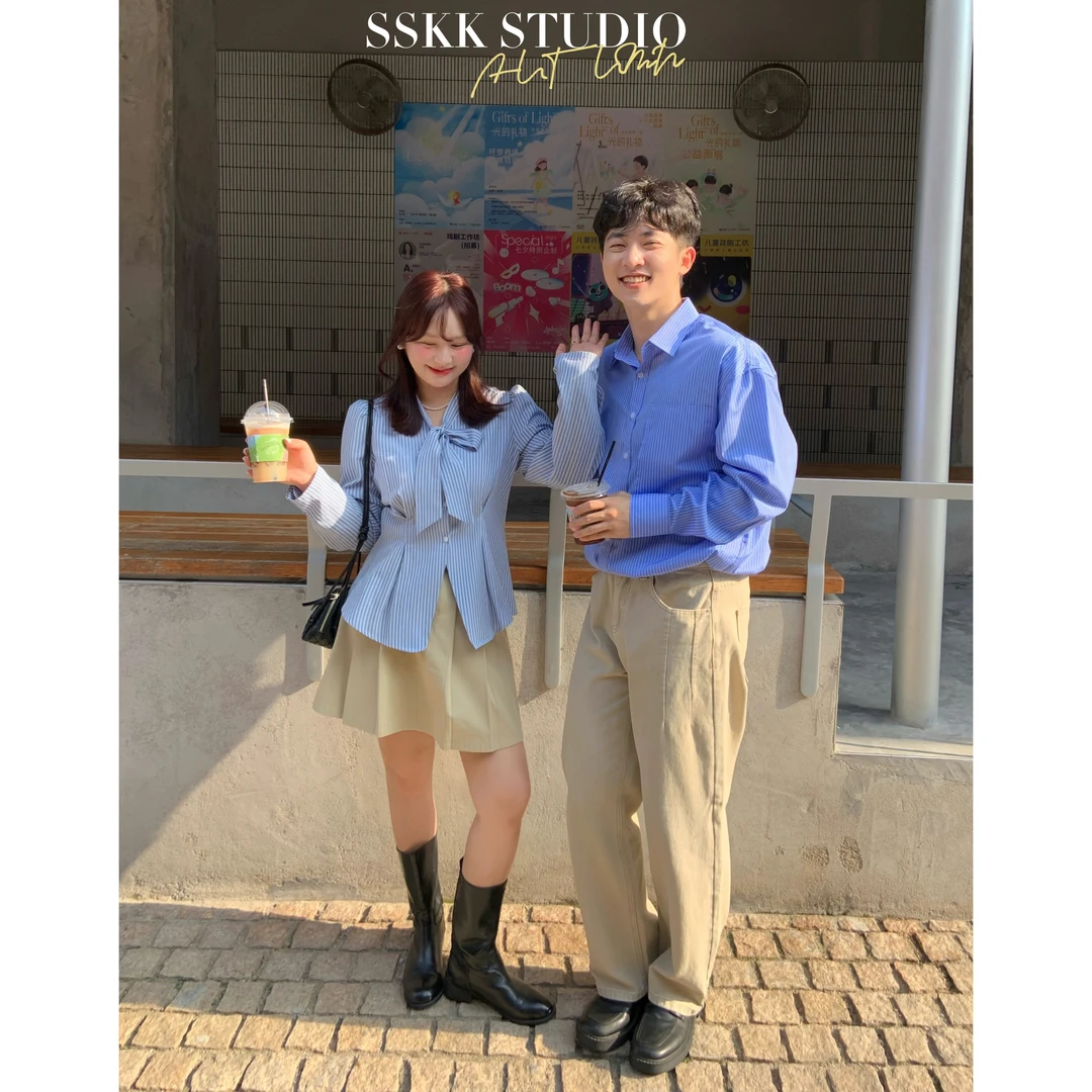 KMZY/KMZY山_山【海派学姐】微胖韩版高腰系扣褶皱半身裙女（带皮带）