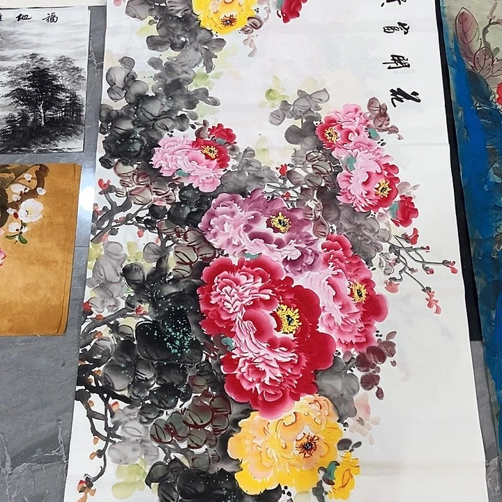 小周画廊的直播间