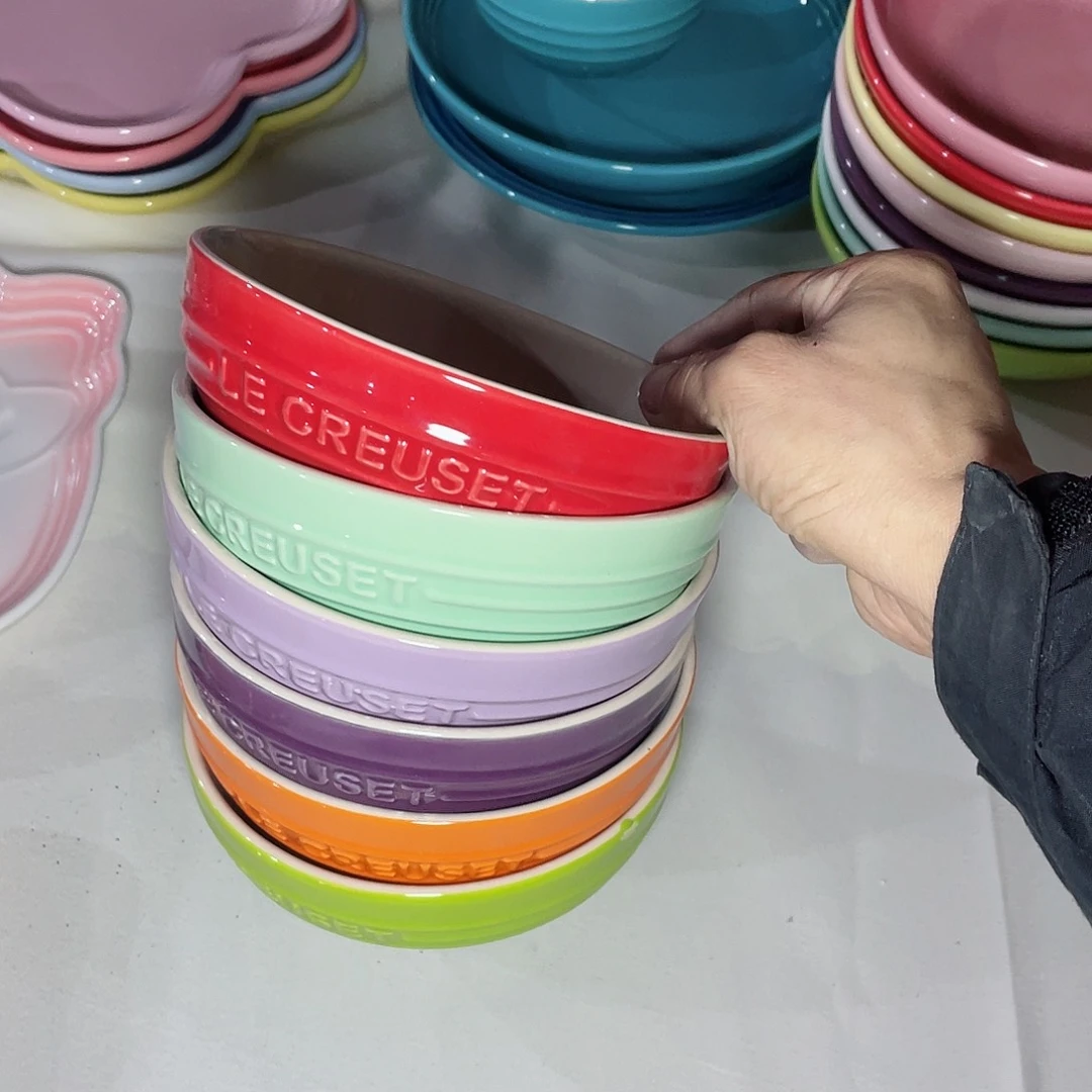 瓷片微瑕陶瓷餐具家用 两个6寸