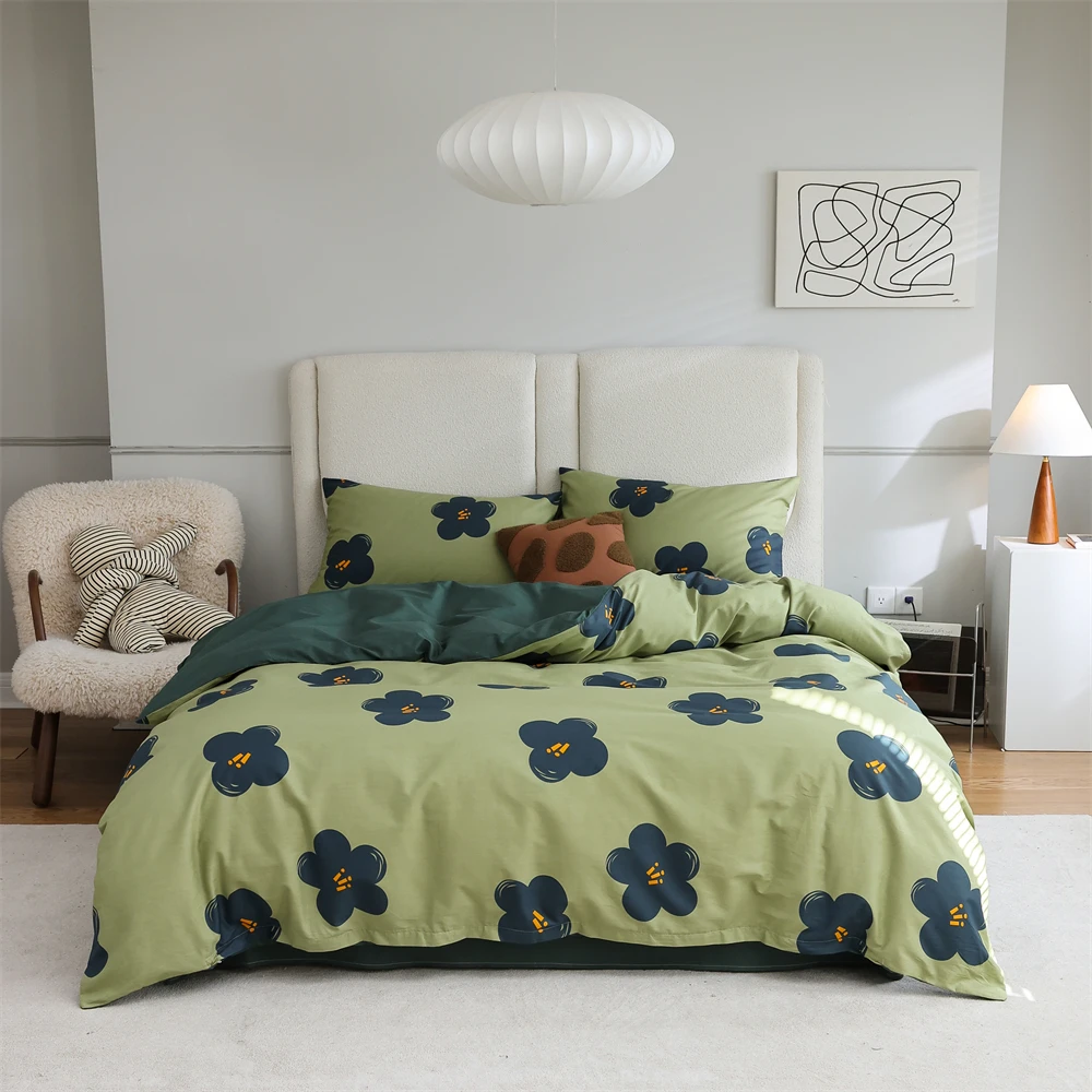 【玛奇朵绿妍】全棉印花纯棉100%棉四件套