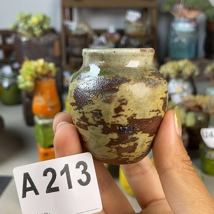紫砂花盆拇指盆 内口3