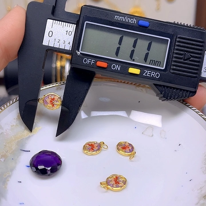 紫晶颈饰银S925镶嵌紫晶925镶嵌77