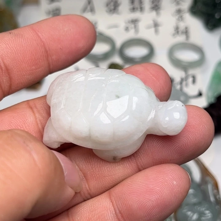翡翠未镶嵌颈饰乌龟