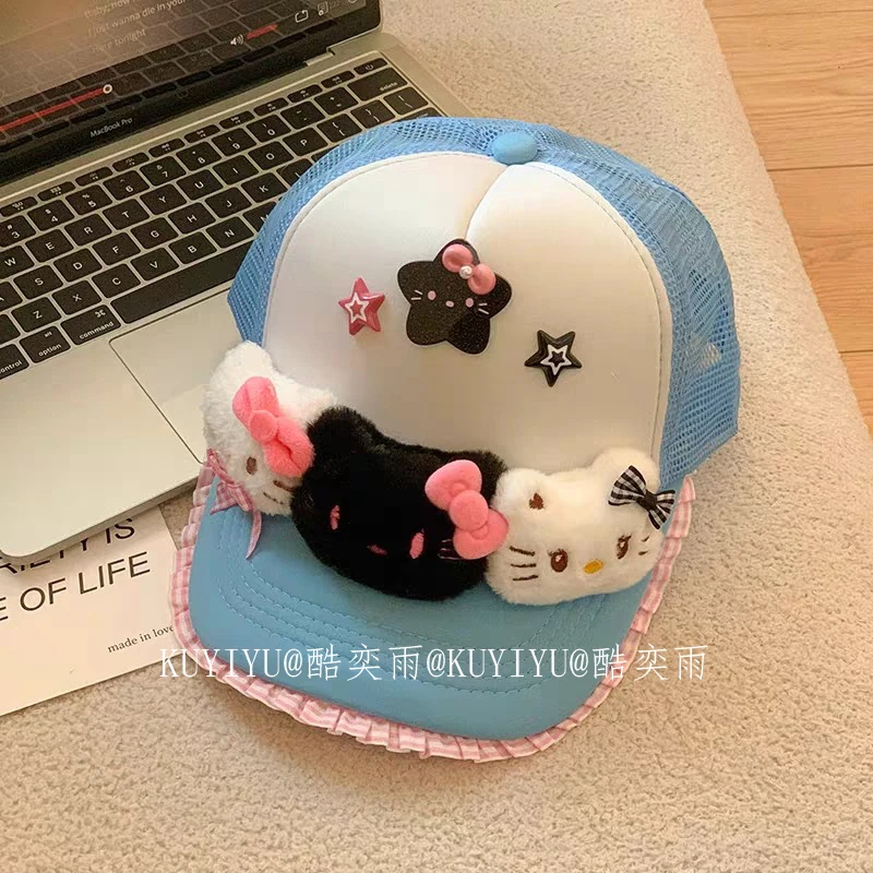 【Kitty星星喵】鸭舌可爱帽子女显脸小透气棒球帽2025新款夏季防晒