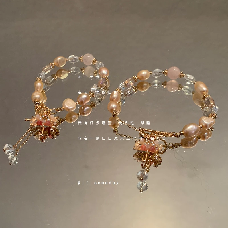 【初晴】气质众百搭珍珠手串时尚个性时尚温柔手饰