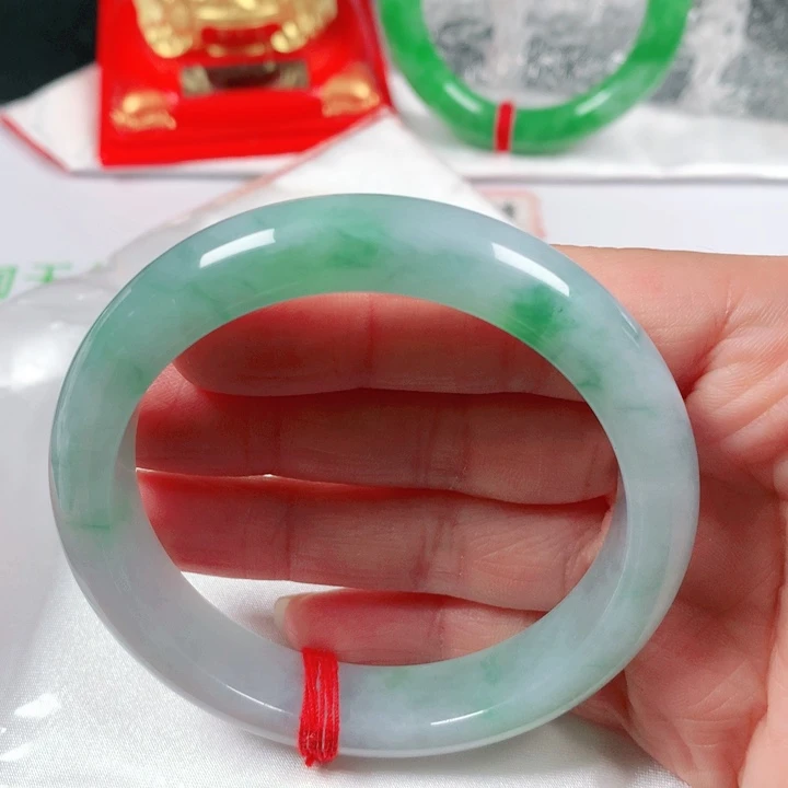 未镶嵌手镯翡翠 编号0293 正圈57+ 福利镯