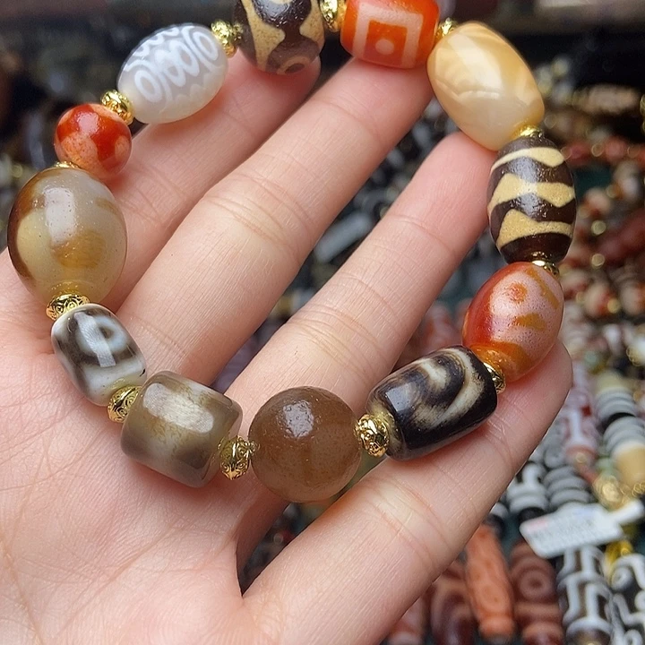 玛瑙/玉髓未镶嵌手链