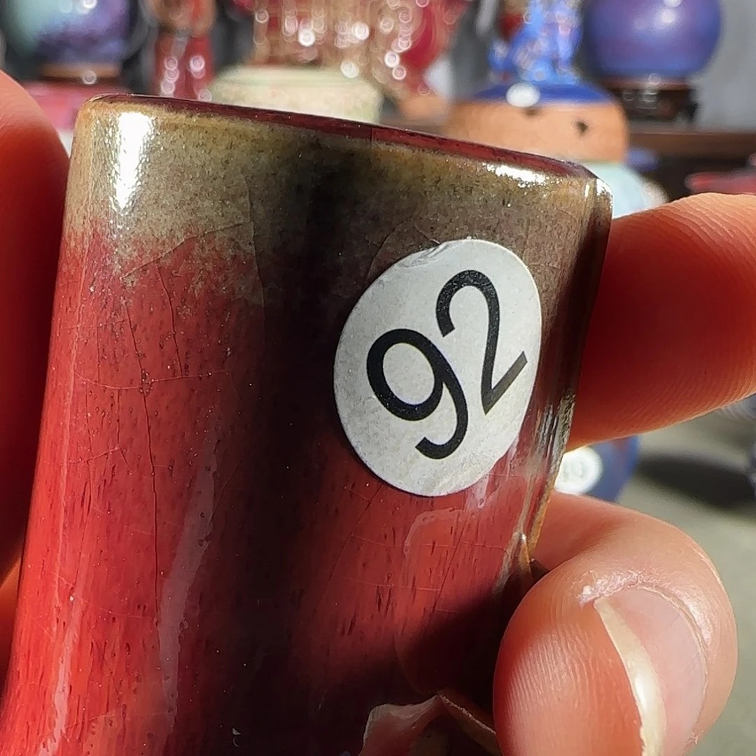 心**橙钧瓷传统工艺作品