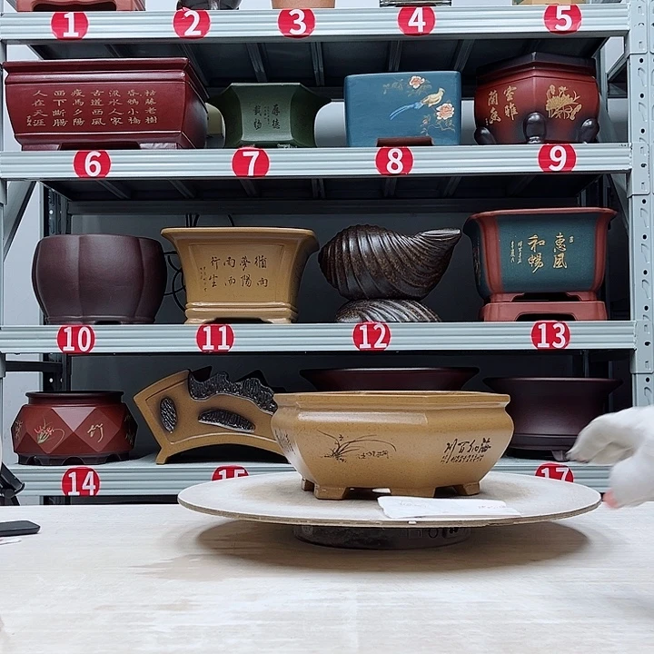 紫砂花盆紫砂花盆