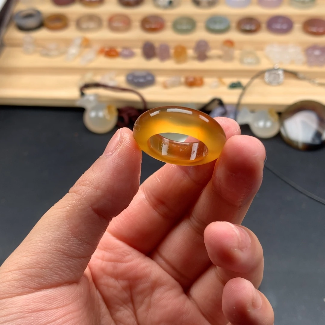 玛瑙/玉髓未镶嵌项链18.6口