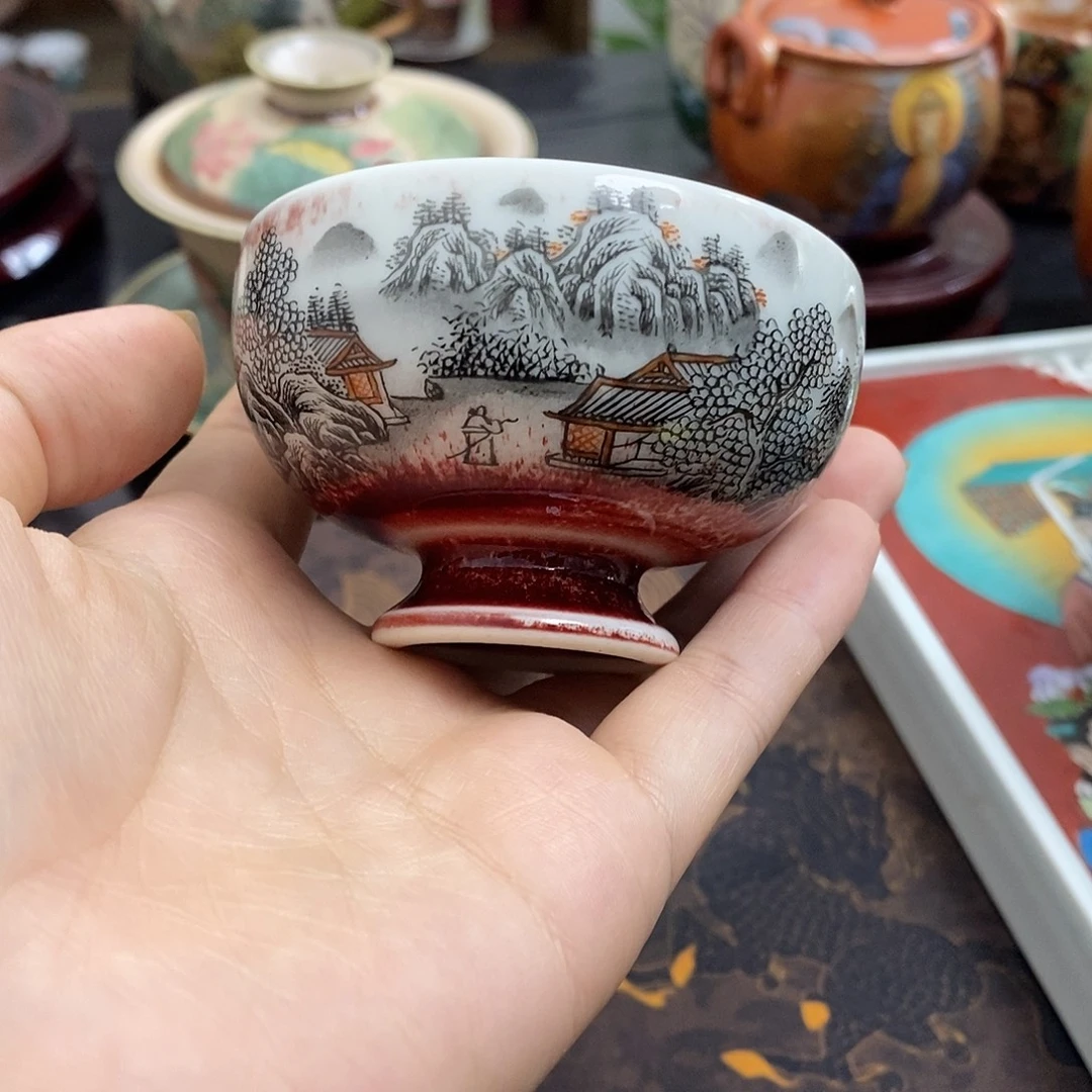 山水画杯山水画杯