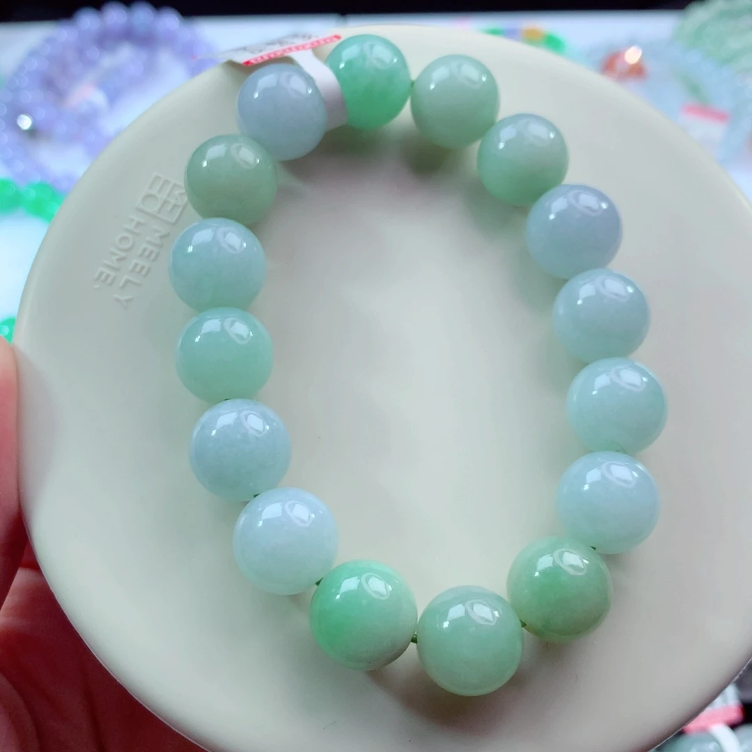 翡翠未镶嵌手链卡13