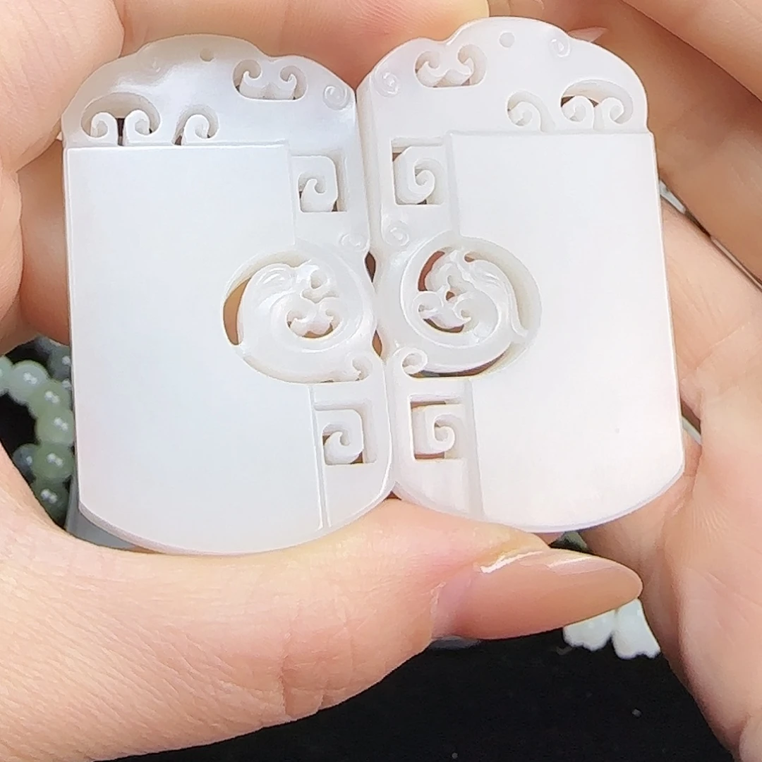 和田玉未镶嵌颈饰定制发货