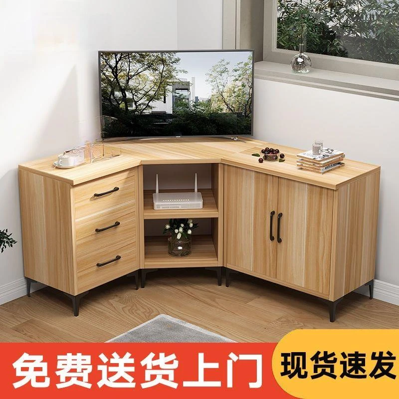 西藏新疆包邮墙角转角电视柜储物柜靠墙角柜三角老式拐角组合柜客