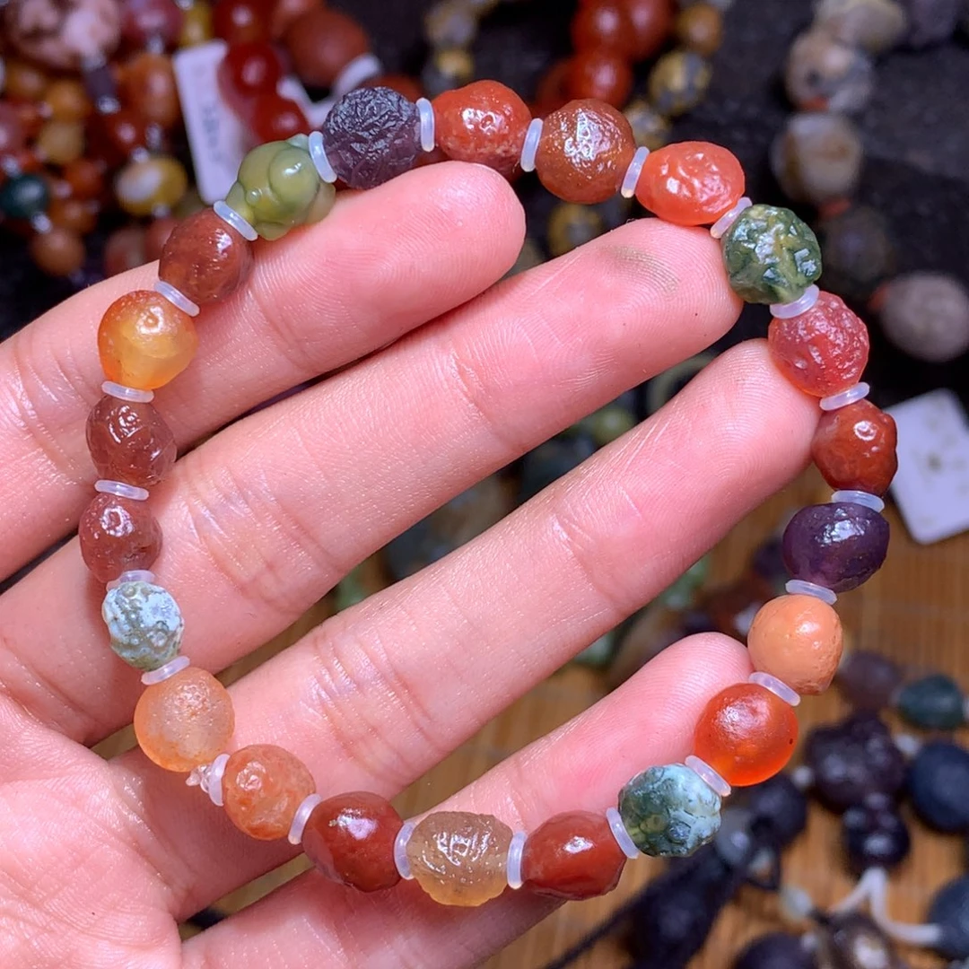 未镶嵌玛瑙/玉髓珠宝半成品