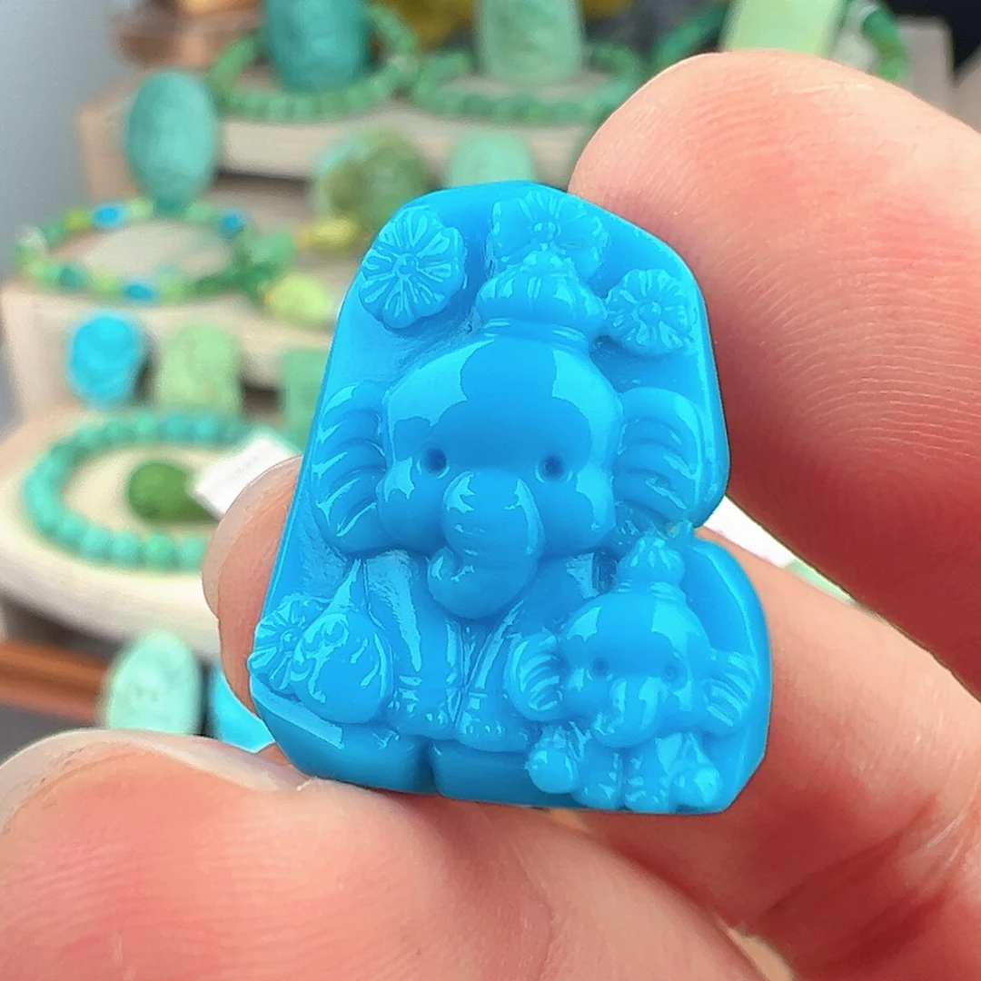 绿松石未镶嵌主播夏