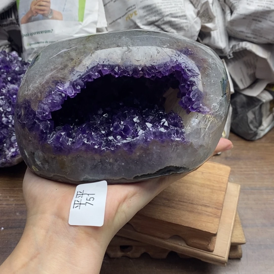 紫晶珠宝半成品未镶嵌