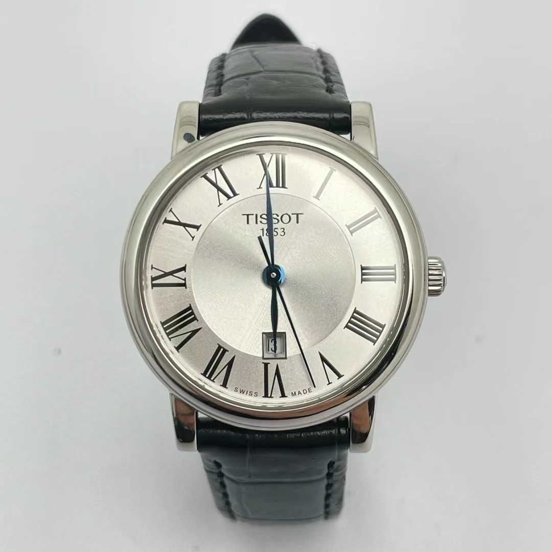 95新 Tissot/天梭 卡森臻我系列/30表径/单表/T122.410.16.033.00