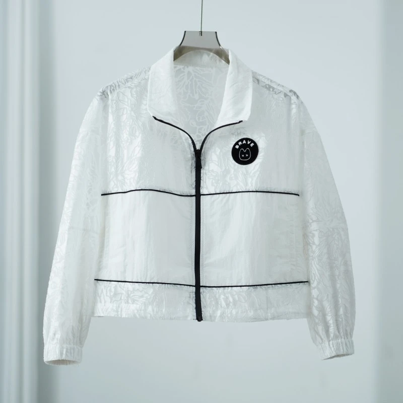 【三C・伊】S544  女装时尚春夏薄外套白色Y22310125W00