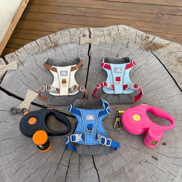 狗狗胸背可爱网红雪纳瑞比熊泰迪柴犬透气轻便