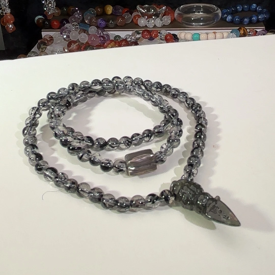 水晶手链未镶嵌黑发晶