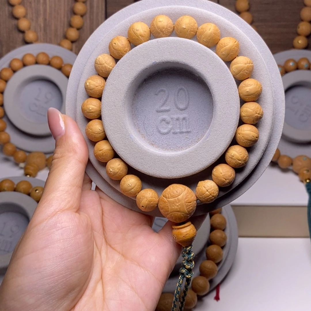 椰***耶凤眼菩提手串10.5素串