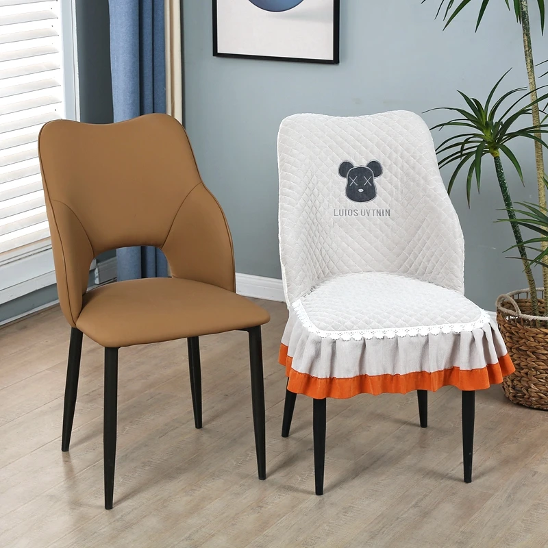 开怀椅子套罩新款全包家用弧形椅套罩加厚北欧餐椅套坐垫四季通用