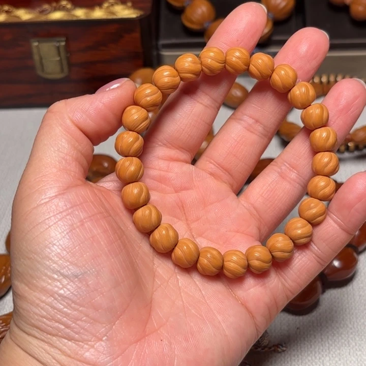 橄榄核手串/手链.09花卷